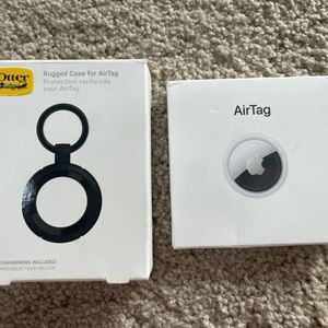 Never opened Apple AirTag with case